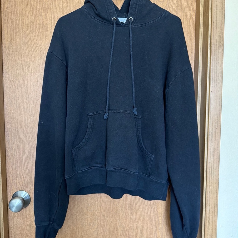 Good American Hoodie. Size 3 / Large. Black.